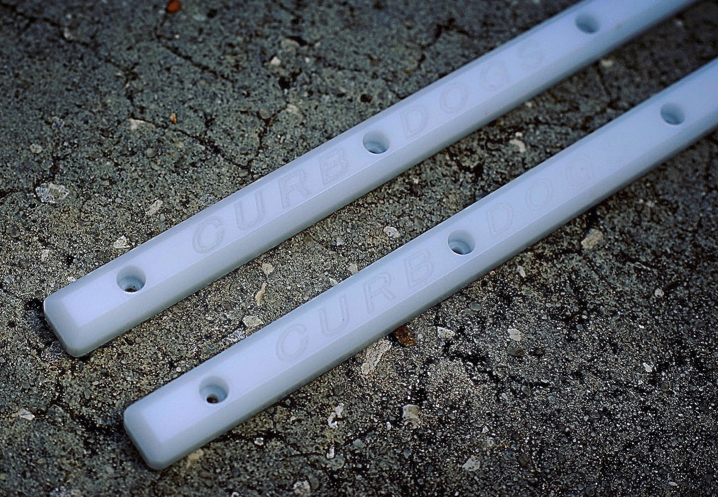 "Parking Block" Rails - White
